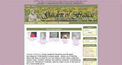 Desktop Screenshot of gardenoffrancis.com